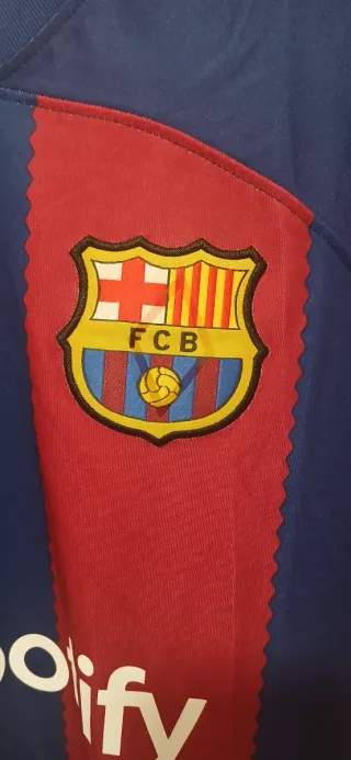 Camisrta azul y roja F.C.Barcelona