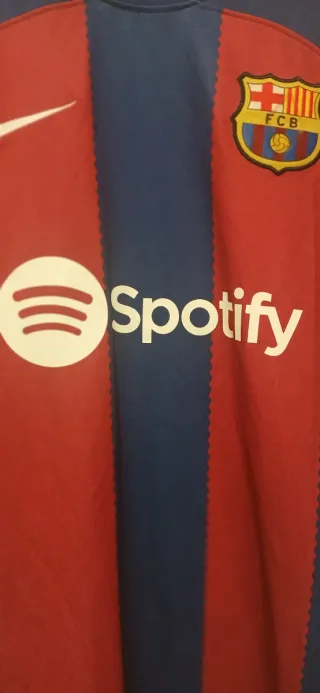 Camisrta azul y roja F.C.Barcelona