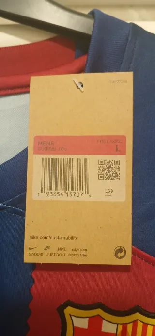 Camisrta azul y roja F.C.Barcelona