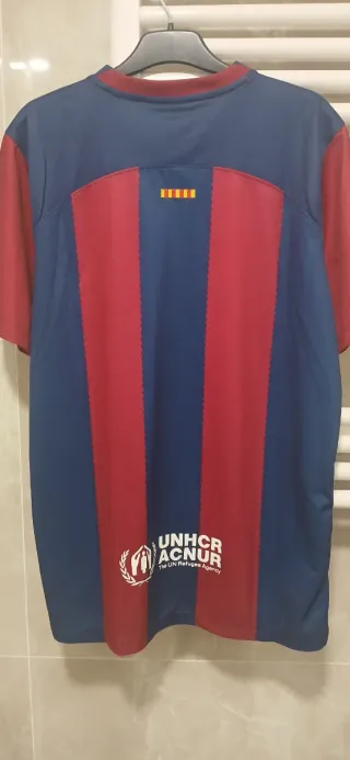 Camisrta azul y roja F.C.Barcelona