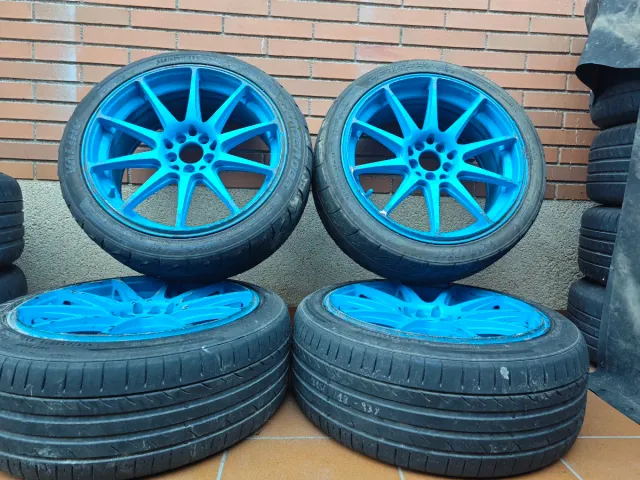 Llantas JR11 18 5x120 / 5x112 7,5 de ancho las 4