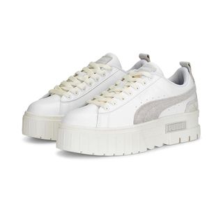 Zapatillas Puma Blancas y Grises