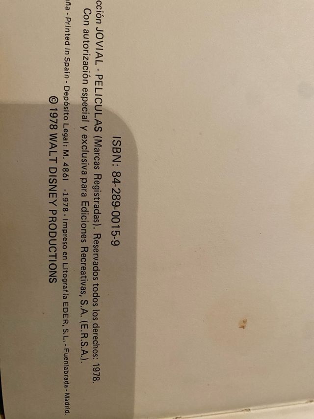 Películas Walt Disney Octavo Tomo, 1978