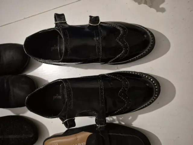 Stivaletti neri donna e scarpe 6 paia tutte nere