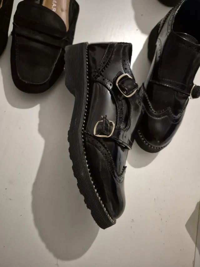 Stivaletti neri donna e scarpe 6 paia tutte nere