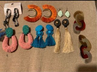 Lote Pendientes Varios Zara, H&M, Sfera