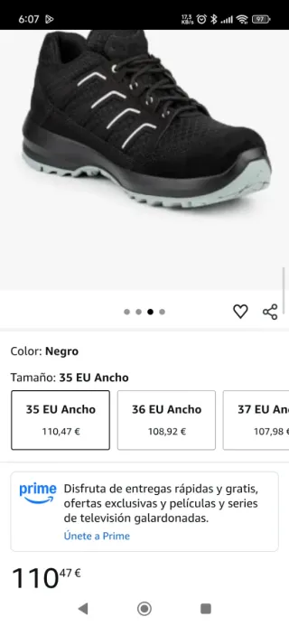 Botas de Seguridad Robusta Gore-Tex Negras