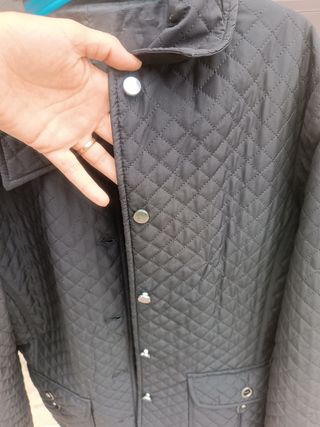 Giacca trapuntata donna nera M