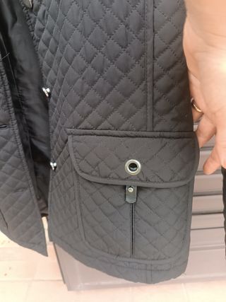 Giacca trapuntata donna nera M