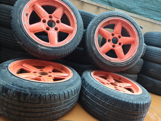 Llantas BMW 16" 5x120 Naranjas