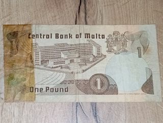 Banconota 1 Lira Malta