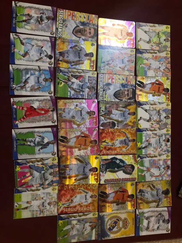 Cromos Fútbol Real Madrid Sergio Ramos Cristiano R