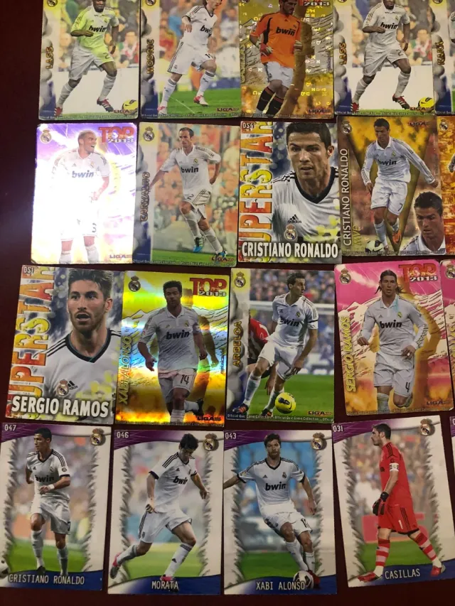 Cromos Fútbol Real Madrid Sergio Ramos Cristiano R