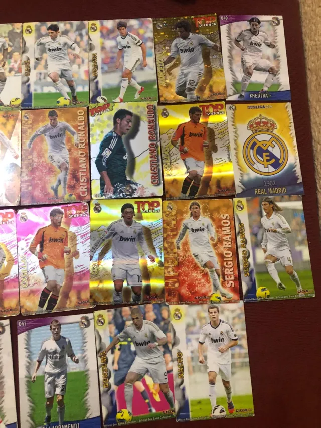 Cromos Fútbol Real Madrid Sergio Ramos Cristiano R