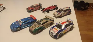 Lote 6 coches Scalextric buen estado