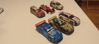 Lote 6 coches Scalextric buen estado
