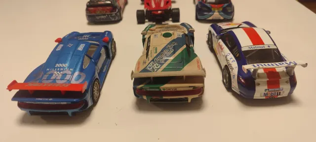 Lote 6 coches Scalextric buen estado