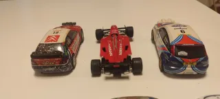 Lote 6 coches Scalextric buen estado