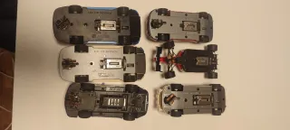 Lote 6 coches Scalextric buen estado