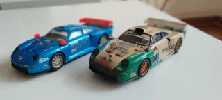 Lote 2 coches slot Scalextric porsche