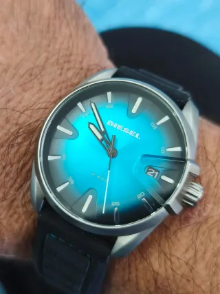 Orologio Diesel Uomo Blu e Nero