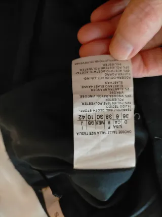 Falda iBlues azul marino envolvente