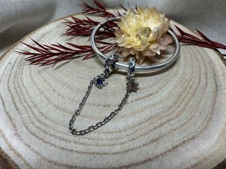 ✨ Cadena de Seguridad Marina Estrella y Cangrejo