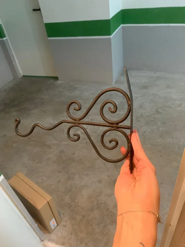 Colgador forja artesanal