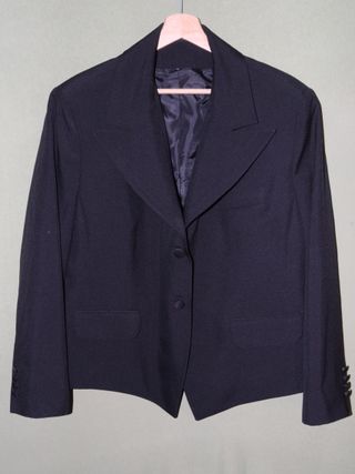 Americana Simone Plitzko Talla 50 Negra