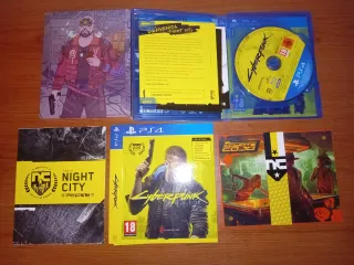 Cyberpunk 2077 PS4 Steelbook + Extras