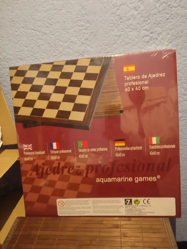 Ajedrez Profesional 40x40 y piezas plomadas