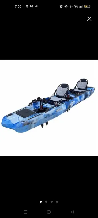 Kayak Doble Modular Desmontable 3 Piezas