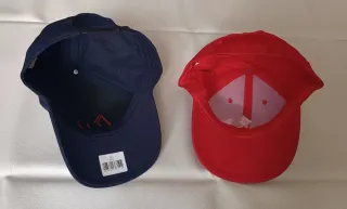 2 Cappellini Blu e Rosso