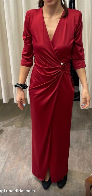 Abito lungo rosso