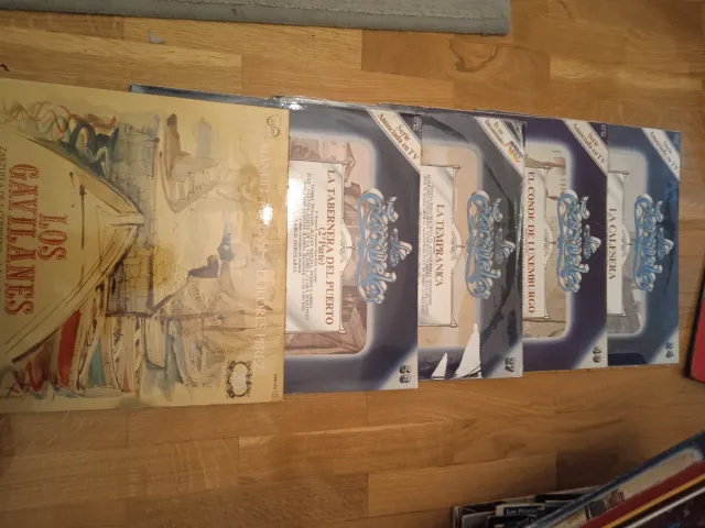 Lote 5 Vinilos Zarzuela Española