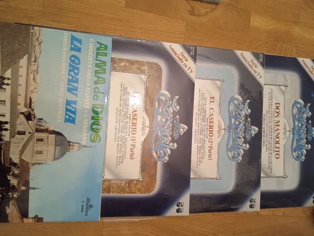 Lote 5 Vinilos Zarzuela Española