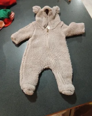 Tuta in pile orsetto 3 6