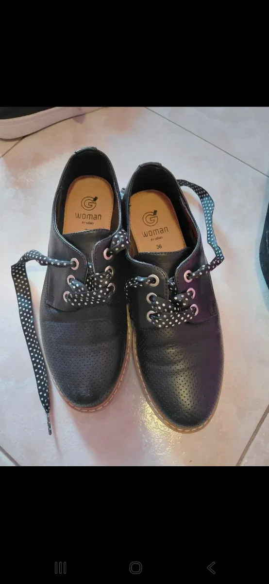 Scarpe donna nere stringate tg 36