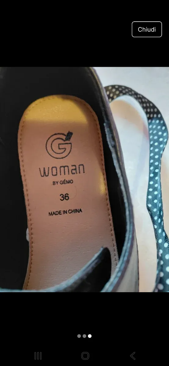 Scarpe donna nere stringate tg 36