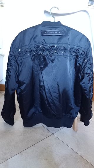 Giubbotto Diesel nero e giallo