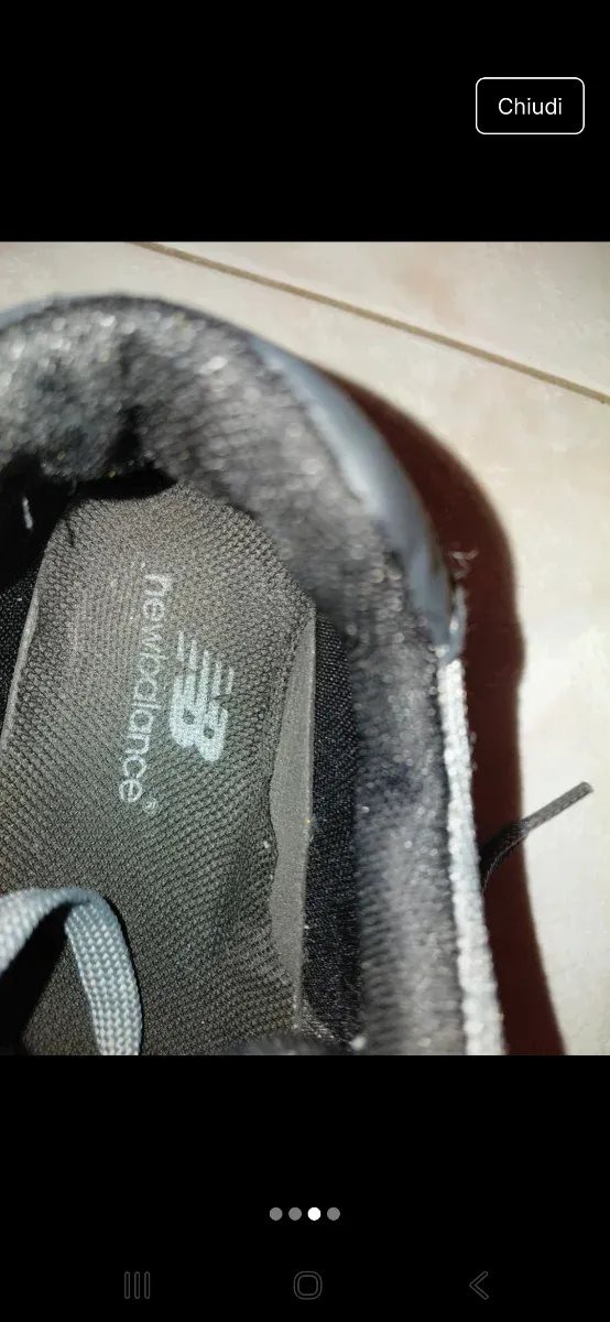 New Balance Scarpe da ginnastica grigie tg 39