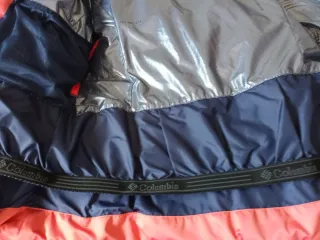 Chaqueta Columbia Plumas Mujer Roja