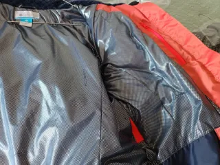 Chaqueta Columbia Plumas Mujer Roja