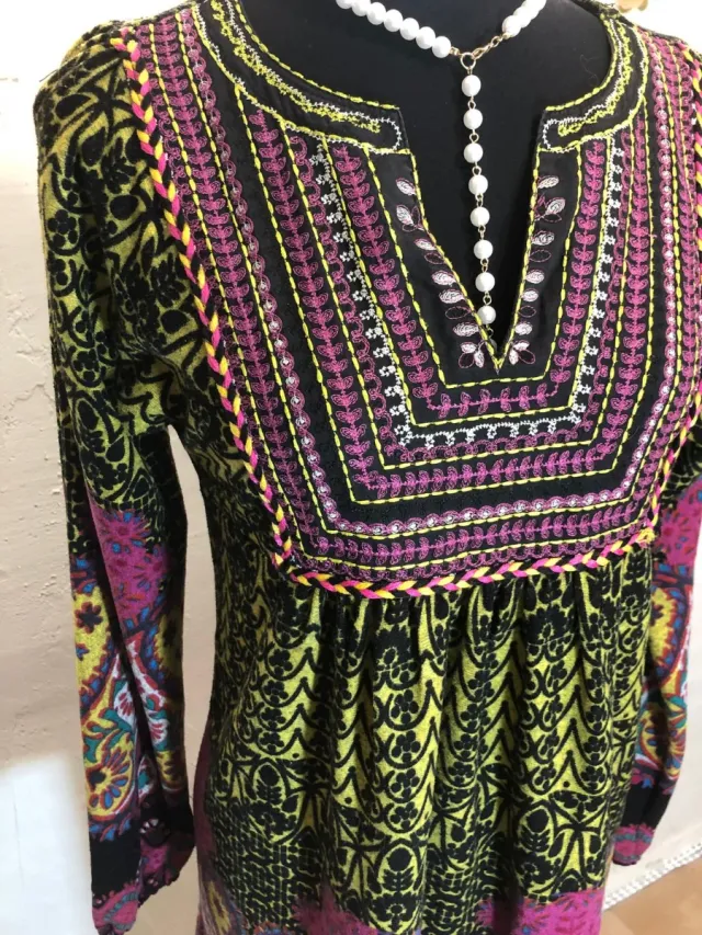 Vestido Invierno estampado