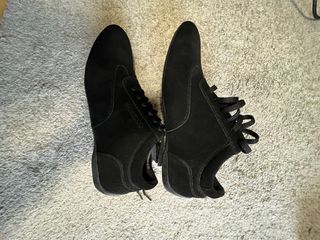 Zapatos tipo jogger Sparco de piel. Negros.