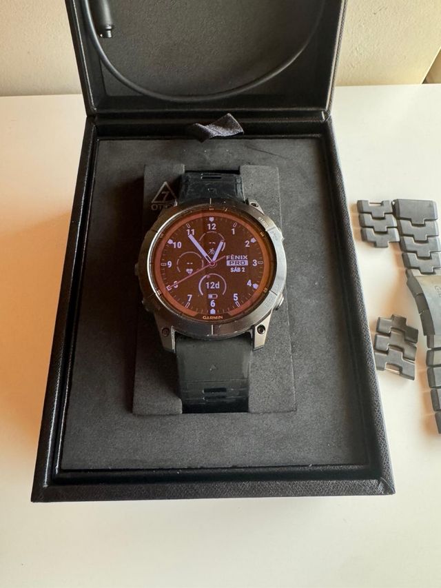 Garmin Fenix 7X Pro Sapphire Solar Negro