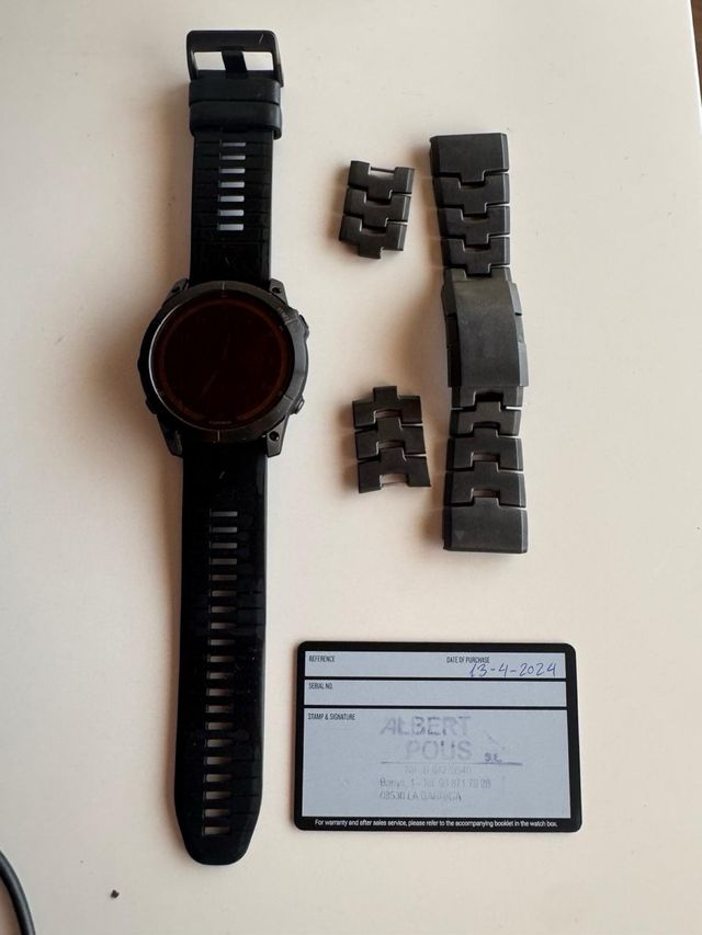 Garmin Fenix 7X Pro Sapphire Solar Negro