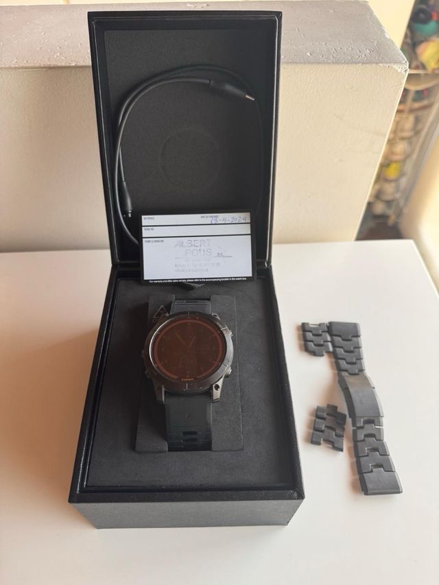 Garmin Fenix 7X Pro Sapphire Solar Negro