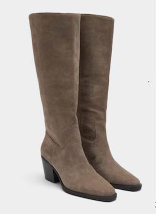 Botas altas de ante Parfois marrones