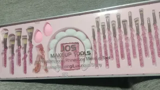 Set de brochas de maquillaje con diamantes de imit